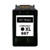 CARTUCHO TTX HP 667 XL NEGRO ALTERNATIVO H-667XL BOX