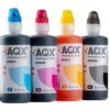 JUEGO COMPLETO TINTAS AQX H2 100ML X4 ALTERNATIVO PARA HP GT52 GT53 2675 2135 3635 6970 662 664