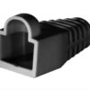 CAPUCHON PARA FICHA RJ45 NEGRO X UNIDAD