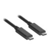 CABLE USB TIPO C M A USB TIPO C M 1.8MTS EN BOLSA NOGANET NEGRO USB-C1.8