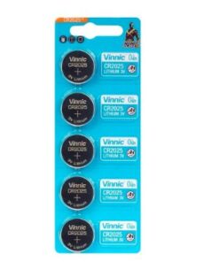 PILA CR – 2025 VINNIC LITHIUM 3V X UNIDAD CR2025