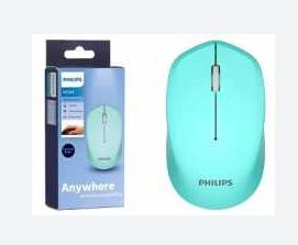 MOUSE WIRELESS PHILIPS M344 1600DPI 2.4GHZ CELESTE LIGHT BLUE