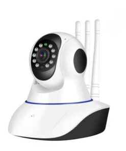 CAMARA DE SEGURIDAD IP WIFI HD 720P MOVIMIENTO TRES ANTENAS BLANCO JORTAN BOX