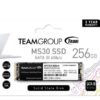 DISCO SOLIDO SSD 256GB TEAMGROUP SATA3 6GB/S M.2 MS30 TM8PS7256G0C101 BOX IMP