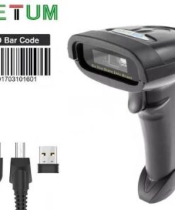 LECTOR DE CODIGO DE BARRAS NETUM 1D INFRARROJO WIRELESS SIN PIE SIN BASE BOX