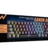 TECLADO USB MECANICO NOGA LN-1018 GANON 65 5 / 68 TECLAS / COLORES LED RAINBOW