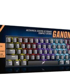 TECLADO USB MECANICO NOGA LN-1018 GANON 65 5 / 68 TECLAS / COLORES LED RAINBOW