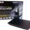 ROUTER WIFI ASUS RT-N300 WIRELESS N300 B1 2.4GHZ 300MBPS 2ANTENAS 3EN1 BOX
