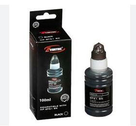 TINTA EVERTEC/OFFICE HP GT51 BK BLACK 100ML ALTERNATIVO OGT52B BOX