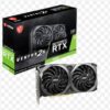 VIDEO NVIDIA MSI RTX 3060 8GB GDDR6 VENTUS2X 2FAN OC EDITION BOX