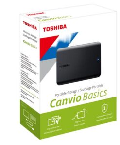 DISCO RIGIDO PORTATIL 4 TERA TOSHIBA CANVIO BASICS USB 3.0 BOX