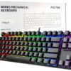 TECLADO USB PICTEK PC244A WIRED MECANICO SWITCH MULTIMEDIA RETROILUMINADO BOX