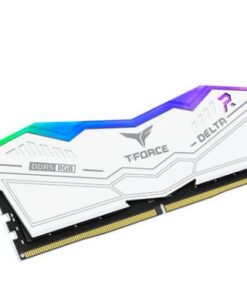 MEMORIA DIMM DDR5 16GB 6000MHZ TEAMGROUP DELTA RGB WHITE INTEL 600 OEM FF4D516G6000HC38ABK