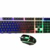 KIT TECLADO Y MOUSE USB GTC CBG-018 LED RGB MULTICOLOR MULTIMEDIA BOX