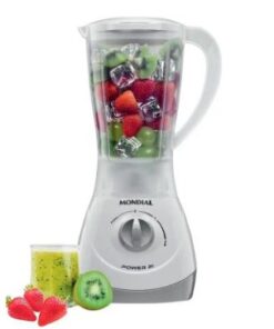 LICUADORA MONDIAL NL-26 500W 220V BLANCO JARRA DE POLIPROPILENO 1.5L