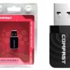 PLACA DE RED WIFI USB COMFAST CF-812AC 1300MBPS DUAL BAND BOX