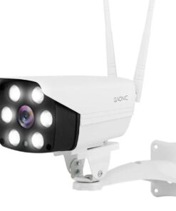 CAMARA DE SEGURIDAD GADNIC IP WIFI EXTERIORES FULLHD 1080P COLOR BLANCO CM200W VISION NOCTURNA P2P BOX