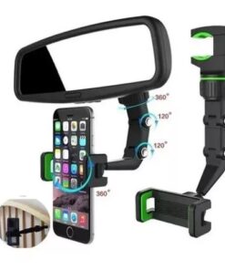SOPORTE CELULAR GPS PARA AUTO ESPEJO RETROVISOR 360 YE-23054 BOX