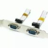 BRACKET CHAPA SLOT SERIE RS232 2PORT DB9