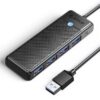 HUB USB 4 PORT 3.0 ORICO CABLE 15CM 4EN1 PAPW4A BOX