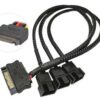 CABLE DE FUENTE ADAPTADOR SATA A 3 PINES X3 COOLER