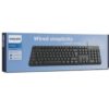 TECLADO USB PHILIPS K254 WIRED SIMPLICITY NEGRO BOX