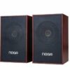 PARLANTE NOGANET NG-512P 6W 2.0 MULTIMEDIA SIMIL MADERA USB 5V PLUG 3.5MM BOX