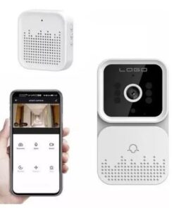 TIMBRE PEISO WIFI PORTERO VISOR INTELIGENTE CAMARA ANGULAR 130 + APP ML-M6 BOX