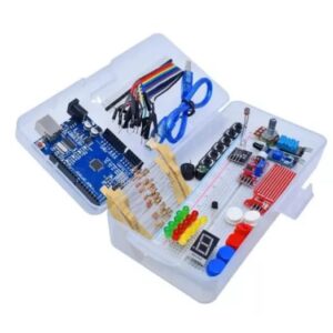 KIT UNO R3 INICIAL COMPATIBLE CON ARDUINO CABLES ESTUCHE BOX