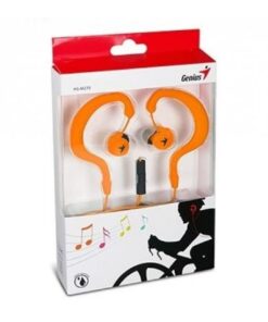 AURICULAR GENIUS DEPORTIVO OREJERA CON MIC MANOS LIBRES ORANGE HS-M270 1X3.5MM BOX