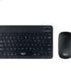 KIT TECLADO Y MOUSE INTCO RDKM-906 SLIM RECARGABLE BLUETOOTH NEGRO BOX