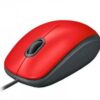 MOUSE USB LOGITECH M110 SILENT RED OPTICO 910-006755 BOX