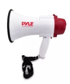 PYLE MEGAFONO CON CONTROL DE VOLUMEN 30 WATTS GRAN ALCANCE BULLHORN PMP30 BOX