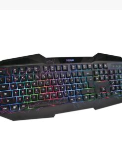 TECLADO USB NOGANET NKB-5020 RETROILUMINADO LED MULTIMEDIA STROMER BOX
