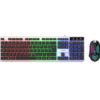 KIT TECLADO Y MOUSE NOGANET USB NKB-100 RETROILUMINADO LED MULTIMEDIA BOX