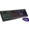 KIT TECLADO Y MOUSE NOGANET USB NKB-089 RETROILUMINADO LED STROMER MULTIMEDIA BOX