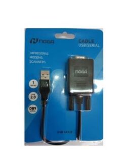 CABLE USB 2.0 A SERIE DB9 M NOGANET 1.00 MTS RS-232