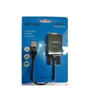 CABLE USB 2.0 A SERIE DB9 M NOGANET 1.00 MTS RS-232
