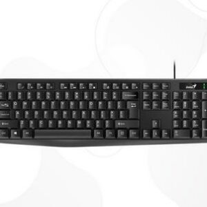 TECLADO USB GENIUS KB-117 WIRED CLASSIC NEGRO BOX