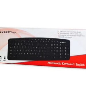 TECLADO USB ARGOMTECH ARG-KB-7807 A00499 MULTIMEDIA BOX