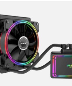 COOLER ALSEYE H120 HALO LIQUID COOLER 120MM RGB 120X157X27MM 775 1151 1155 1150 1156 1200 1700 1366 2011 2066 AM2 AM3 AM4 AM5 FM1 FM2 BOX