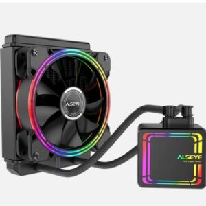 COOLER ALSEYE H120 HALO LIQUID COOLER 120MM RGB 120X157X27MM 775 1151 1155 1150 1156 1200 1700 1366 2011 2066 AM2 AM3 AM4 AM5 FM1 FM2 BOX