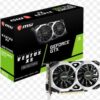 VIDEO NVIDIA MSI GTX 1650 4GB GDDR6 128BIT VENTUS XS 2FAN OCV3 EDITION HDMI DP DVI-D BOX