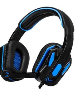 AURICULAR USB ARGOTECH COMBAT HS45 NEGRO AZUL CON MICROFONO ARG-HS-2845BK A00254 BOX