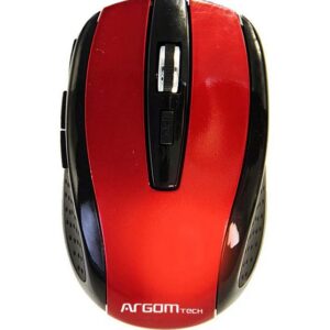 MOUSE WIRELESS ARGOMTECH MS32 ROJO NEGRO 2.4GHZ 1600DPI A00084 ARG-MS-0032R BOX