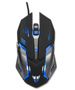 MOUSE USB ARGOMTECH COMBAT MS40 NEGRO IRON PLATE 3200DPI RAINBOW LIGHTING ARG-MS-2040BK A00251 BOX