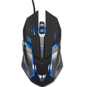 MOUSE USB ARGOMTECH COMBAT MS40 NEGRO IRON PLATE 3200DPI RAINBOW LIGHTING ARG-MS-2040BK A00251 BOX
