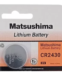 PILA CR – 2430 MATSUSHIMA LITHIUM 3V X UNIDAD