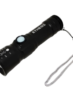 LINTERNA TACTICA RECARGABLE USB ETHEOS 3W 260 LUMENES GLTI-3WU BOX