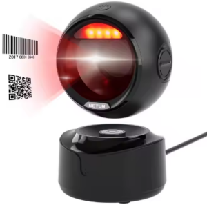 LECTOR DE CODIGO DE BARRAS NETUM A5 DE ESCRITORIO 1D 2D QR MANOS LIBRES FIJO USB